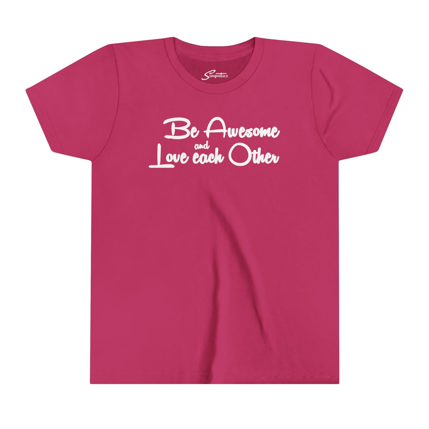 Be Awesome and Love Each Other - Holcomb Youth TeeShirt