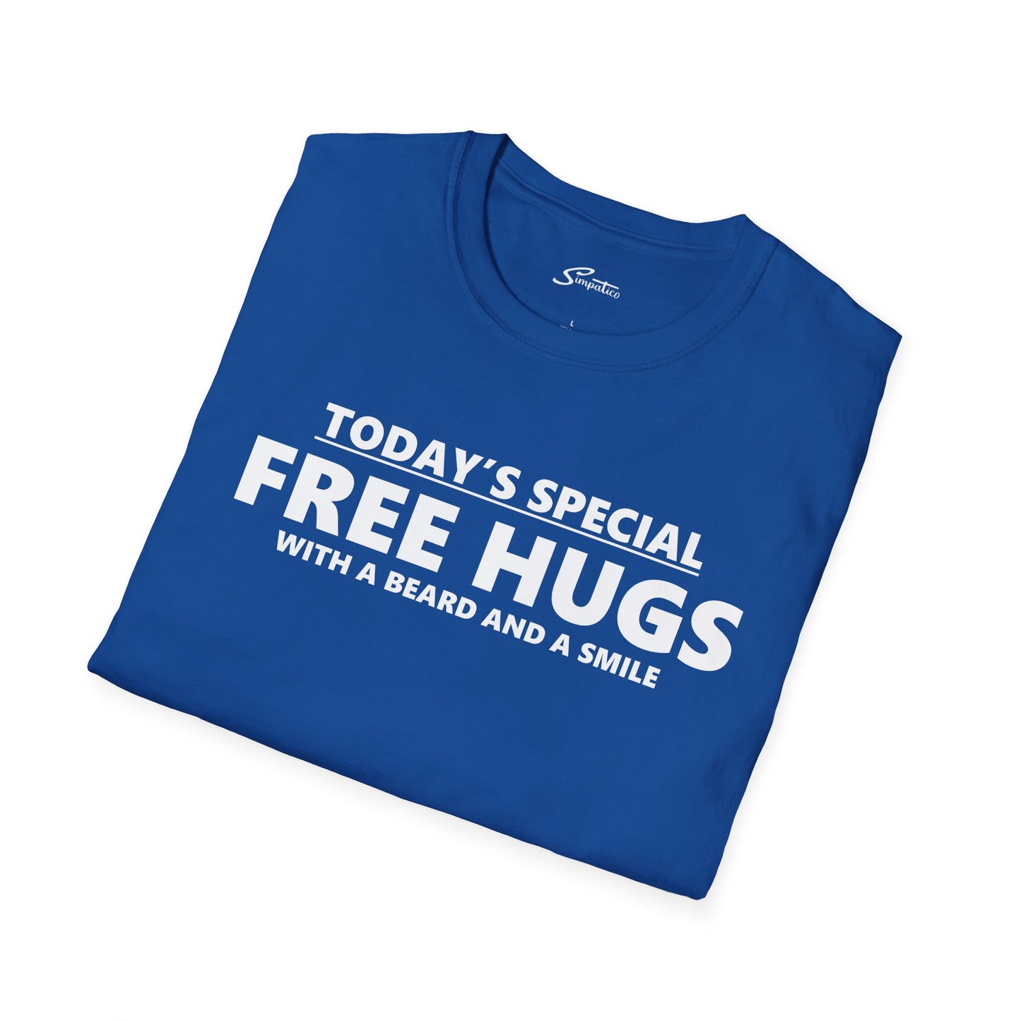 Free Hugs Beard and Smile  T-Shirt