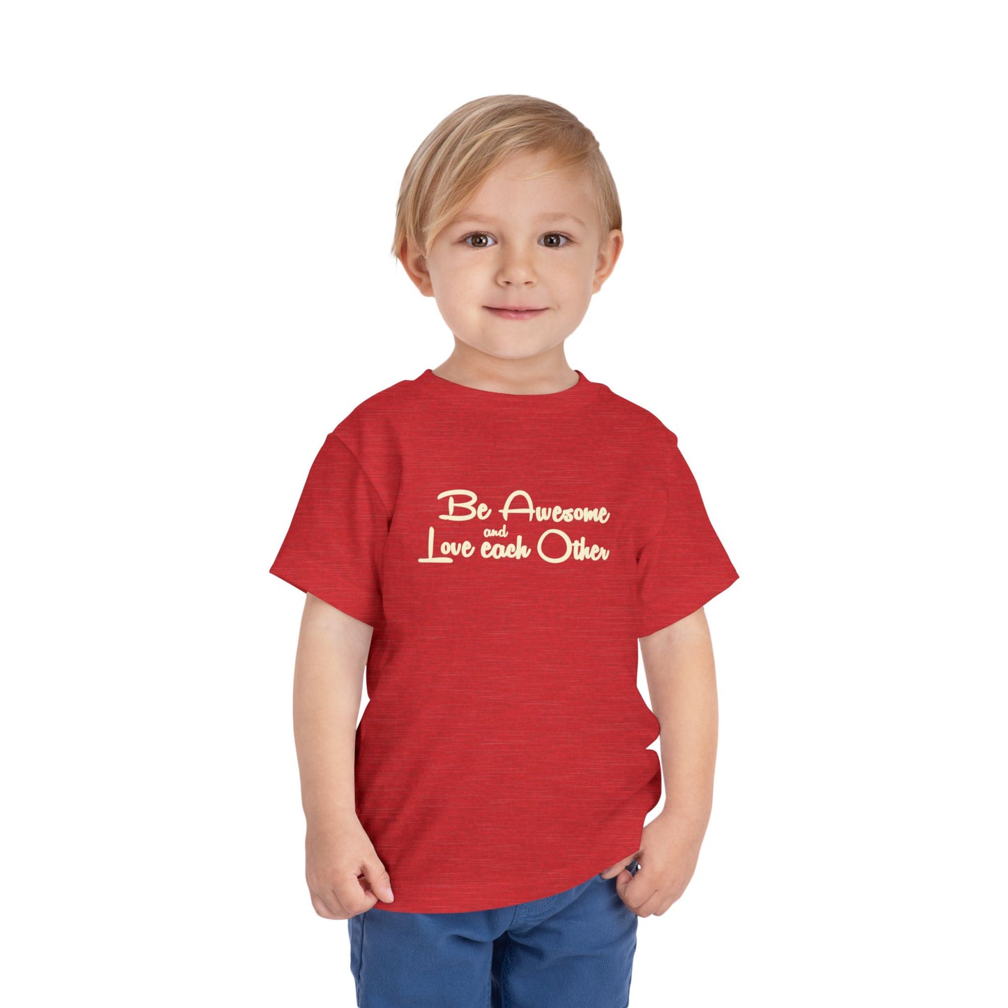 Be Awesome and Love Each Other - Holcomb Toddler Tee Shirt