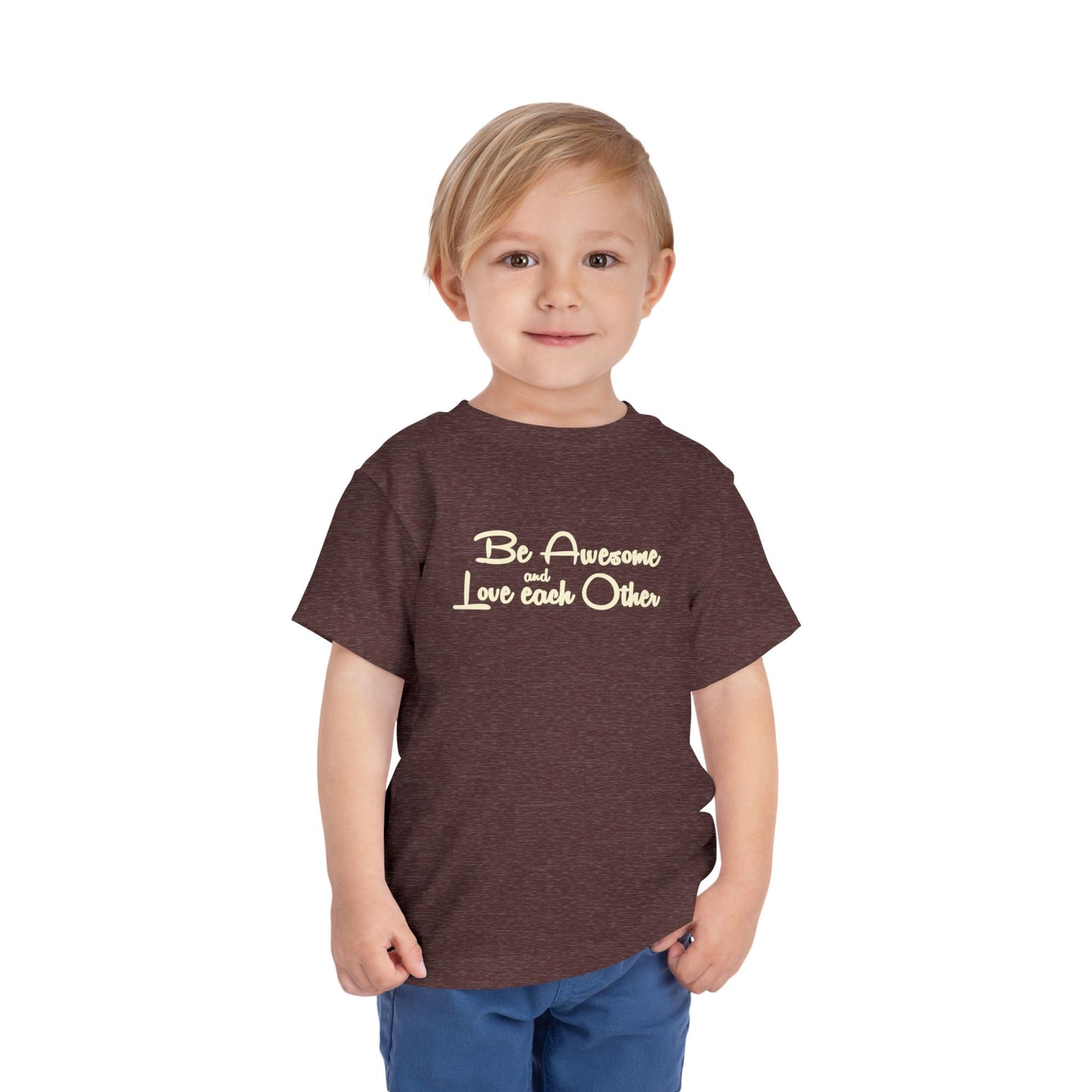 Be Awesome and Love Each Other - Holcomb Toddler Tee Shirt