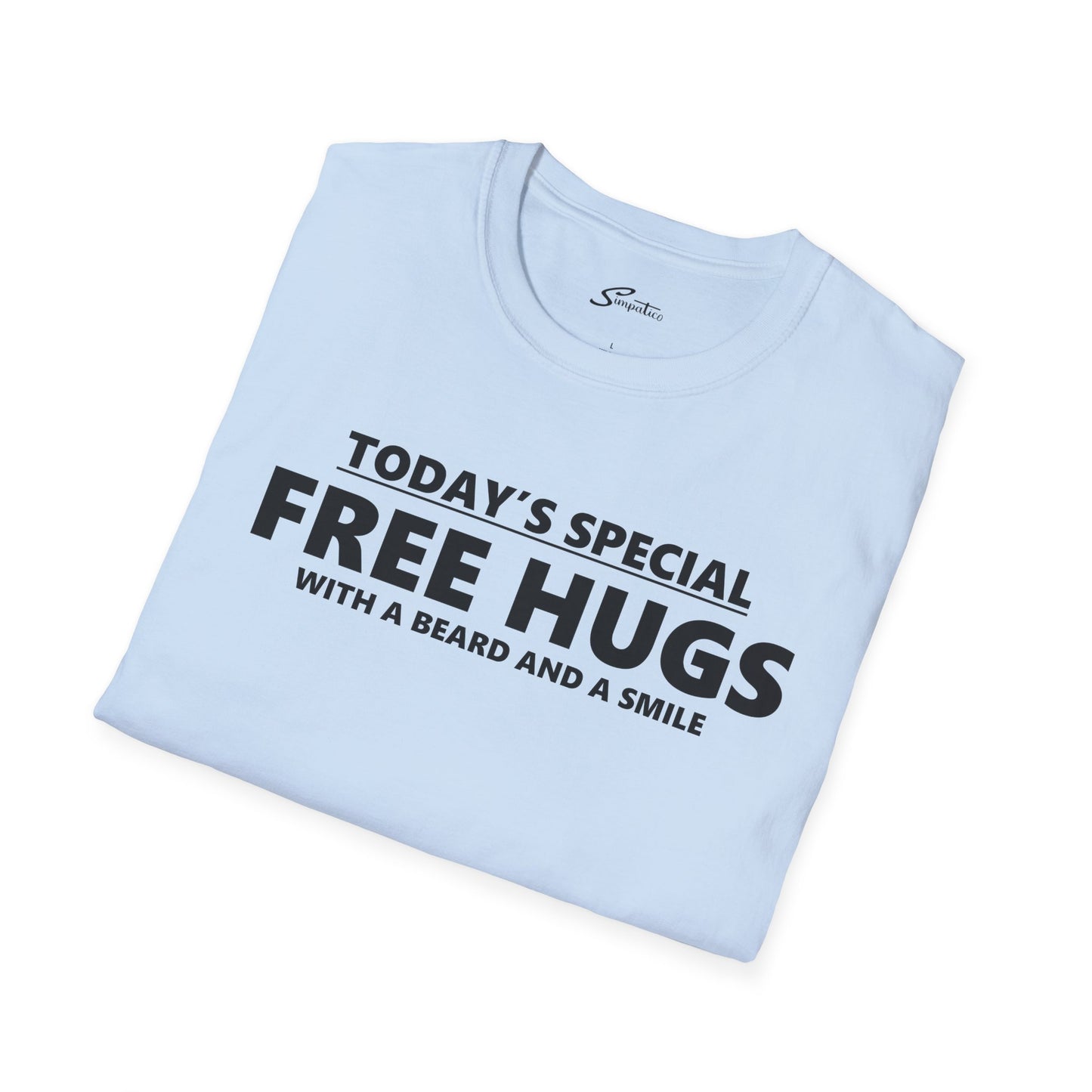 Free Hugs Beard and Smile  T-Shirt