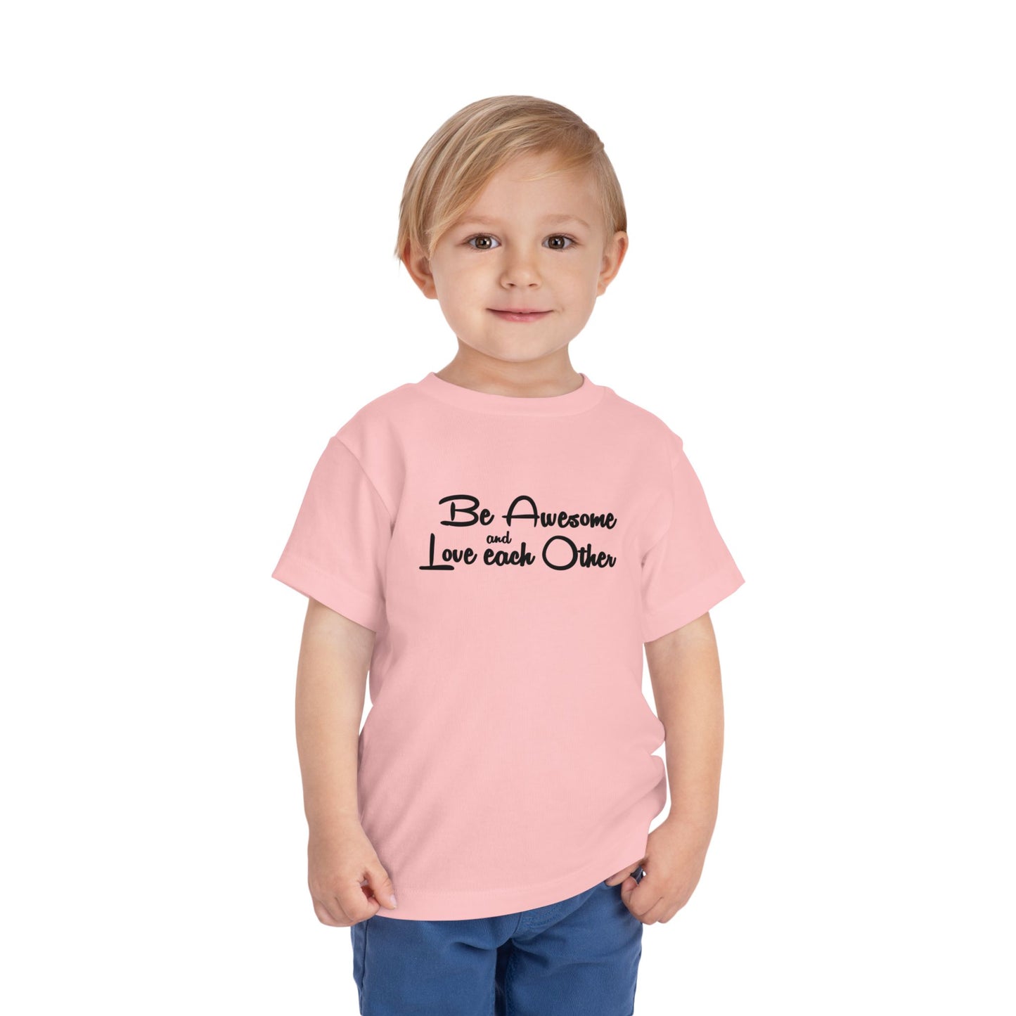 Be Awesome and Love Each Other - Holcomb Toddler Tee Shirt