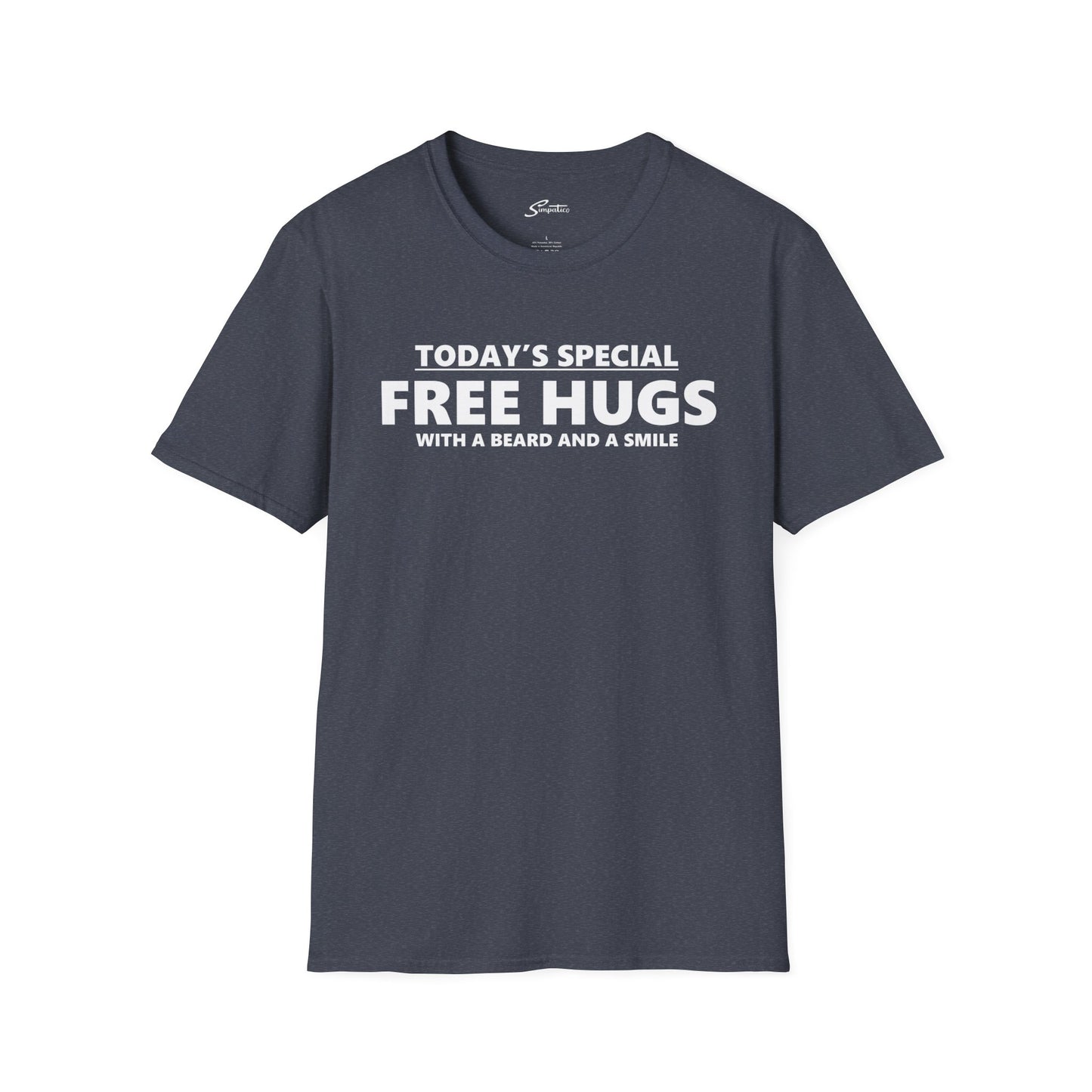 Free Hugs Beard and Smile  T-Shirt