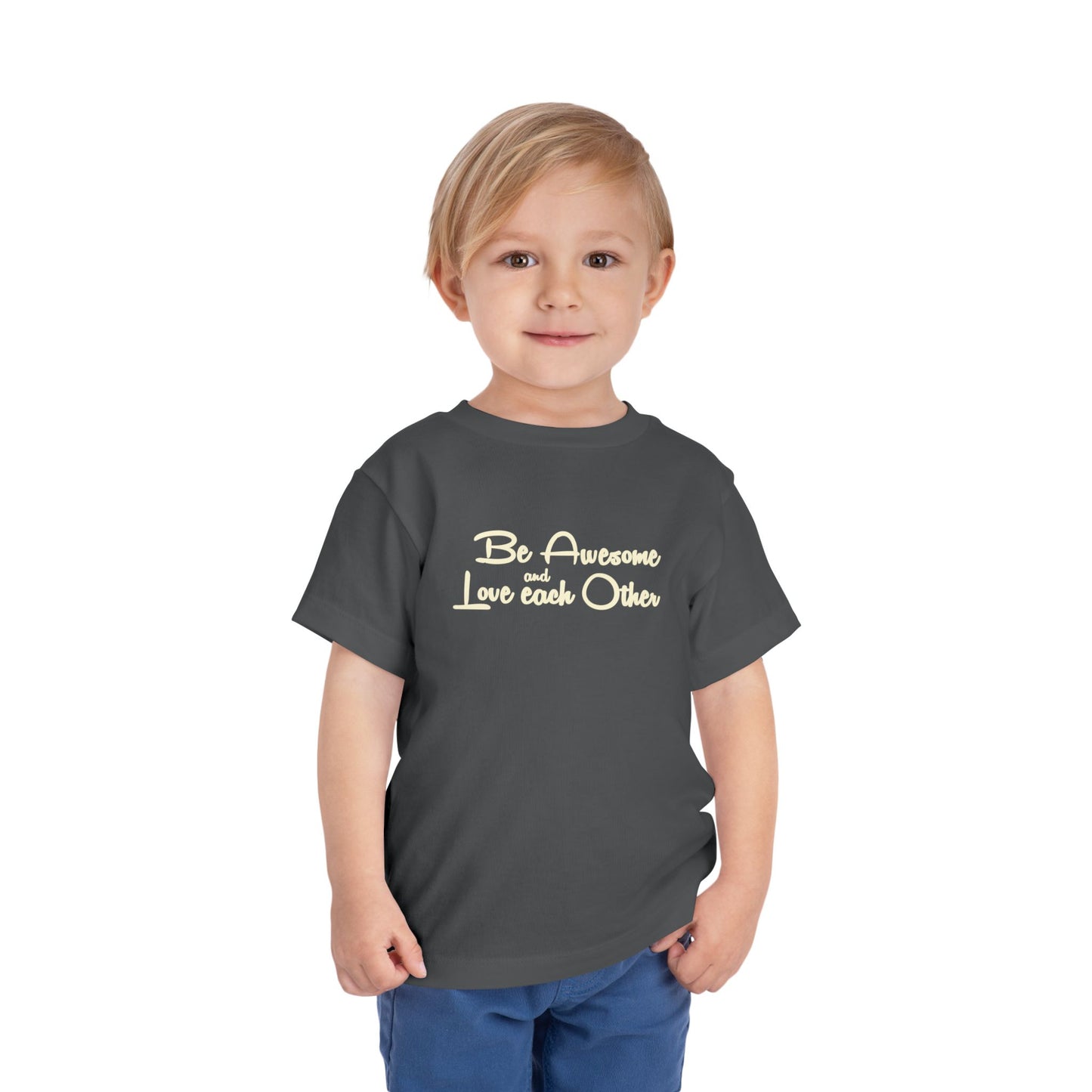 Be Awesome and Love Each Other - Holcomb Toddler Tee Shirt