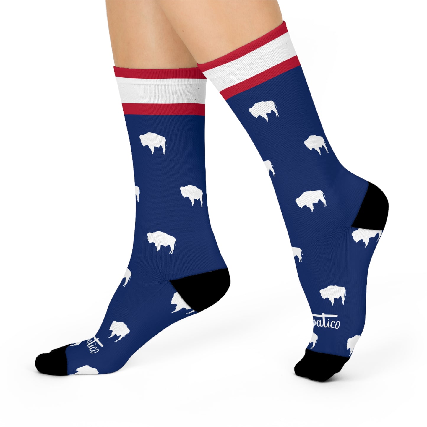 Wyoming - Cushioned Crew Socks