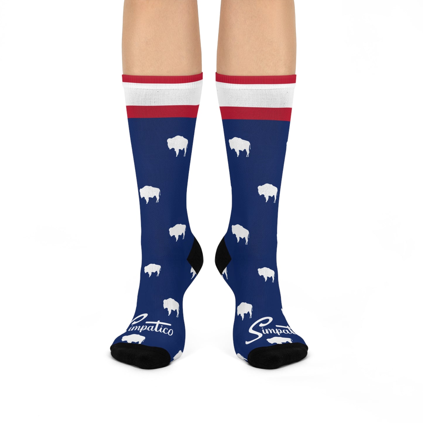 Wyoming - Cushioned Crew Socks