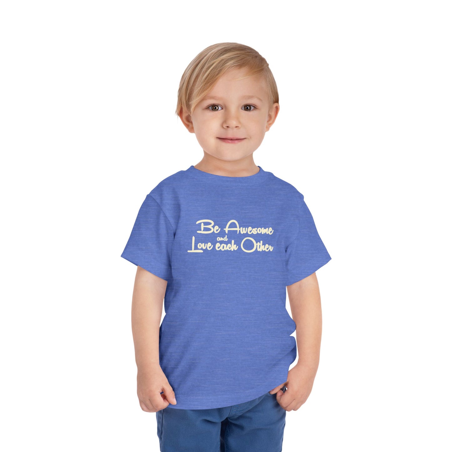 Be Awesome and Love Each Other - Holcomb Toddler Tee Shirt