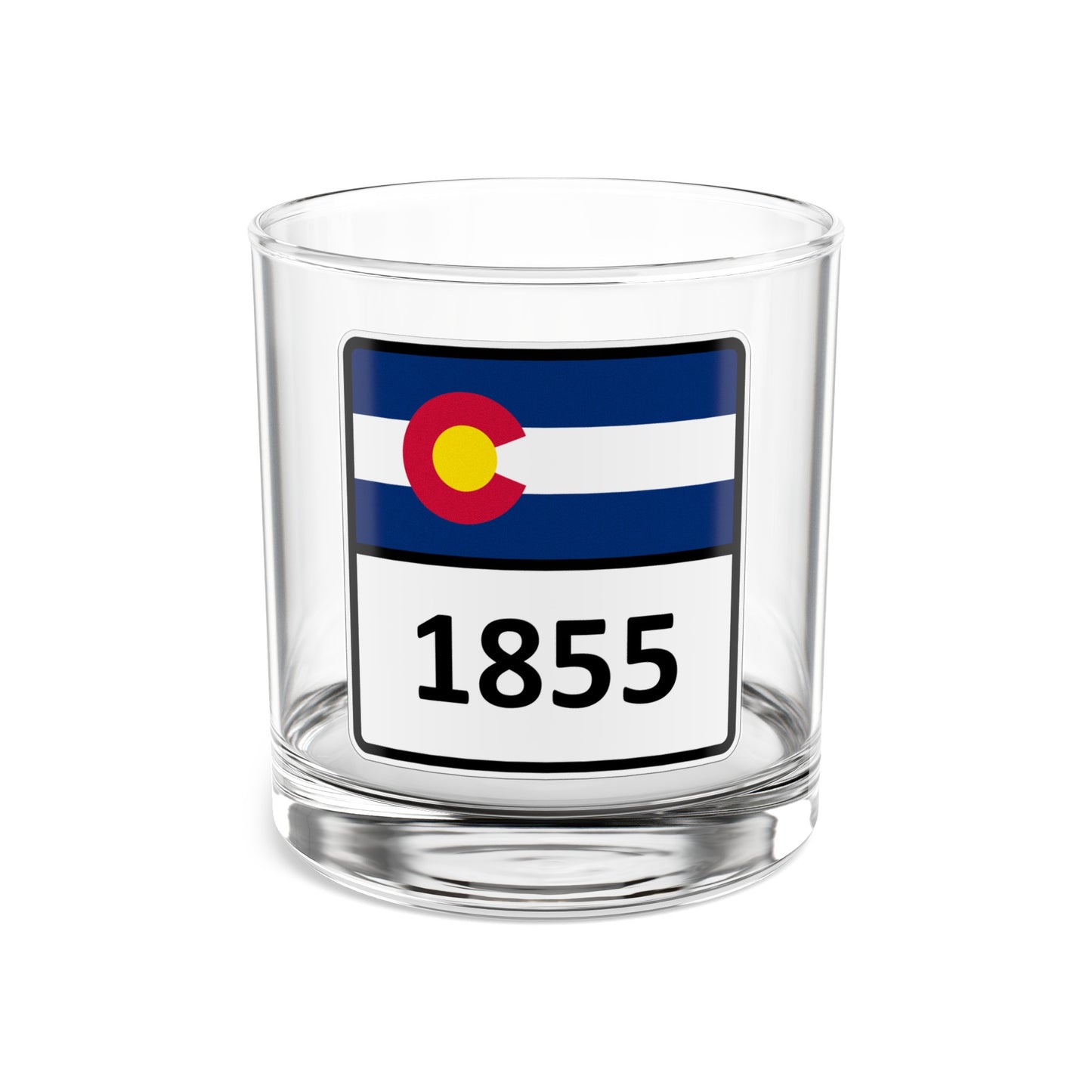 Colorado State Highway 1855 - 10 oz Rock Glass