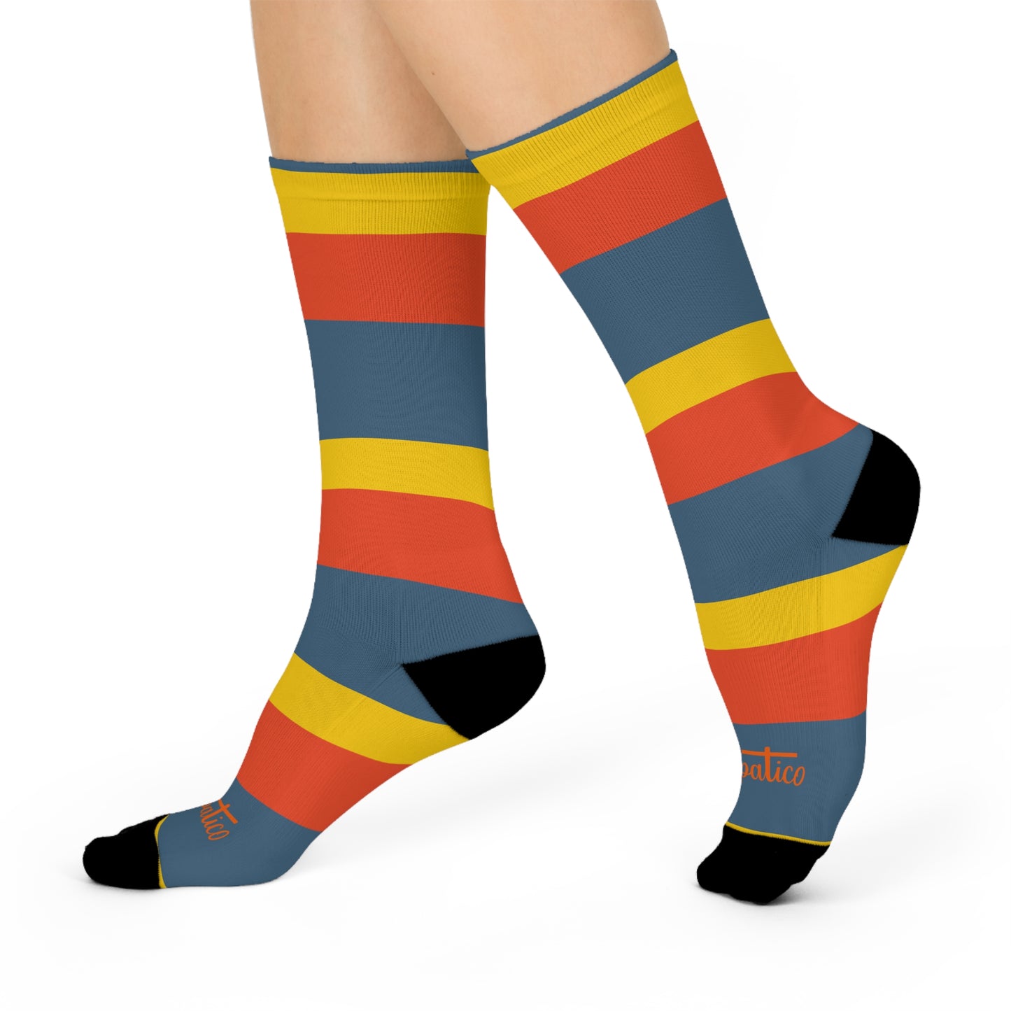 Sunset - Cushioned Crew Socks