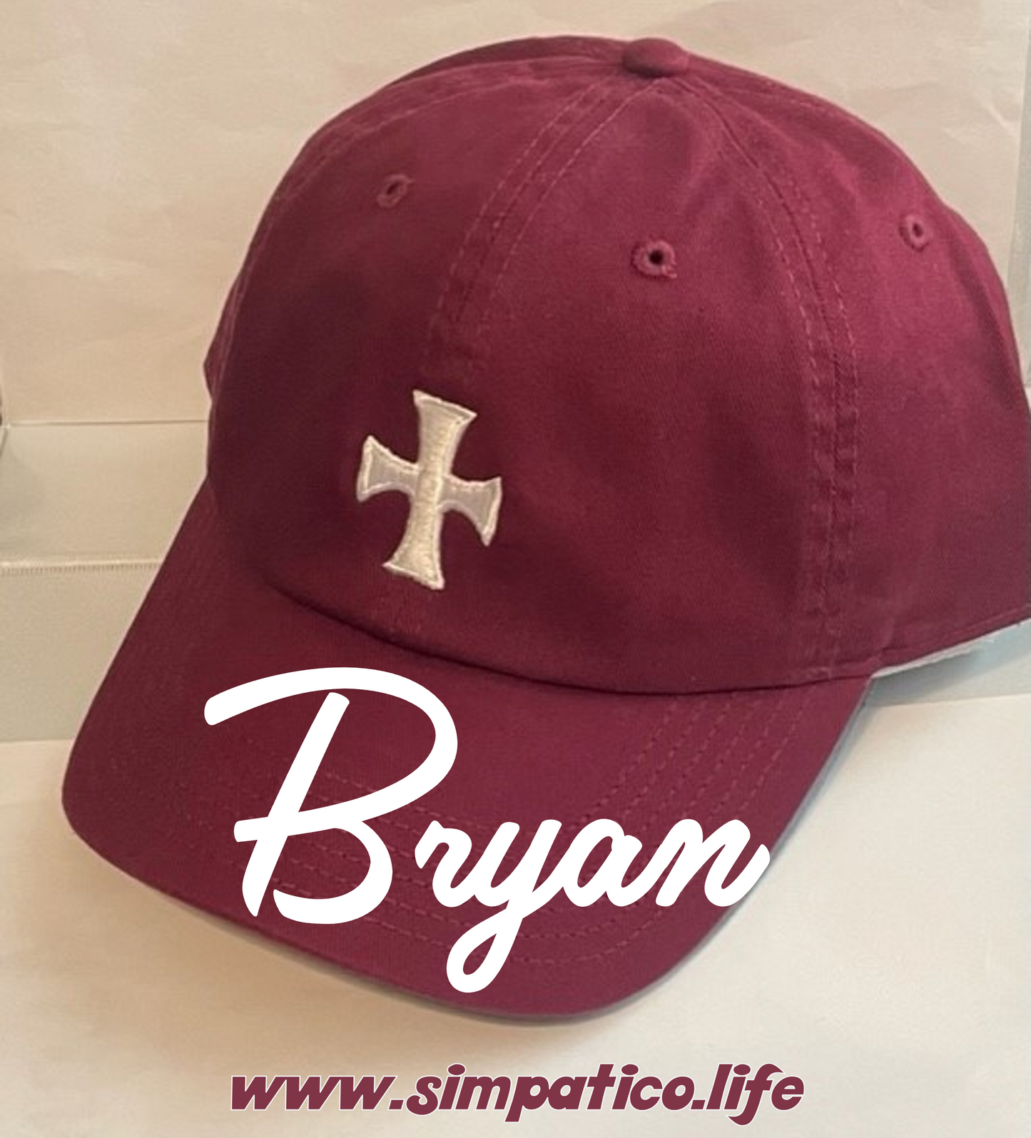 The Bryan - Unconstructed/Dad Hat Burgundy