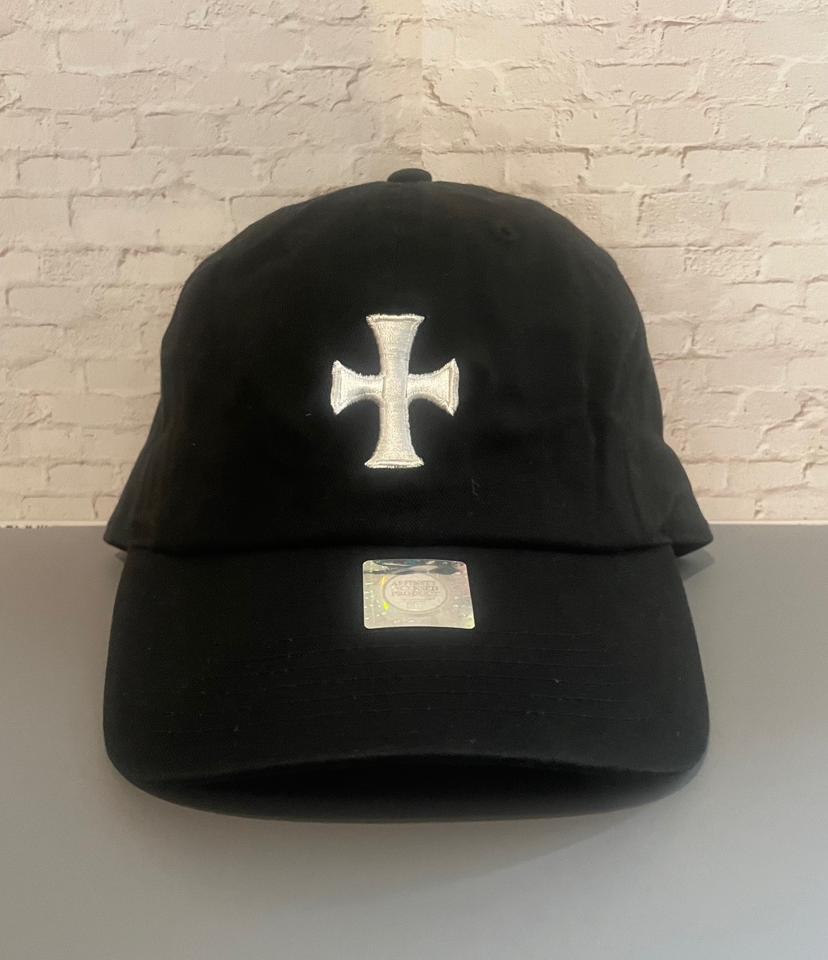 '62 White Cross - Unconstructed/Dad Hat Black