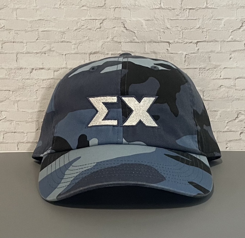 CamoAzul ΣΧ - Unconstructed/Dad Hat Blue