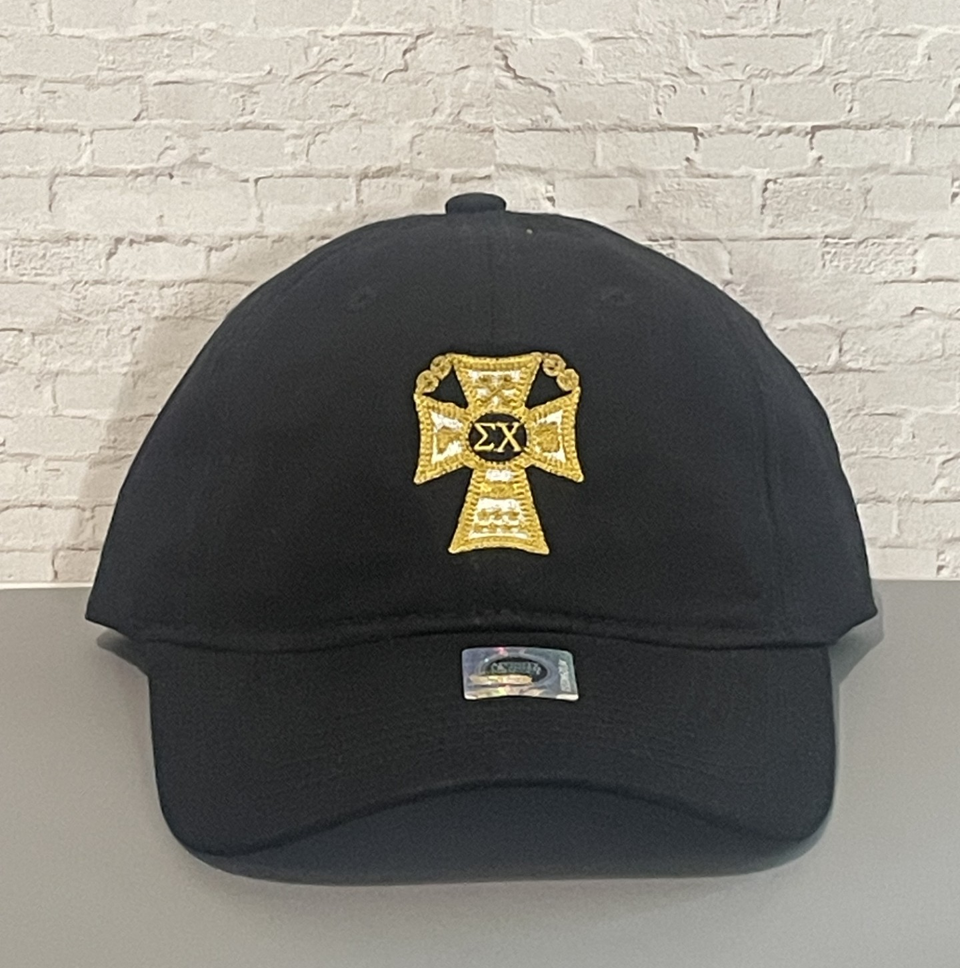 The Sigma Chi Badge Hat - Unconstructed/Dad Hat