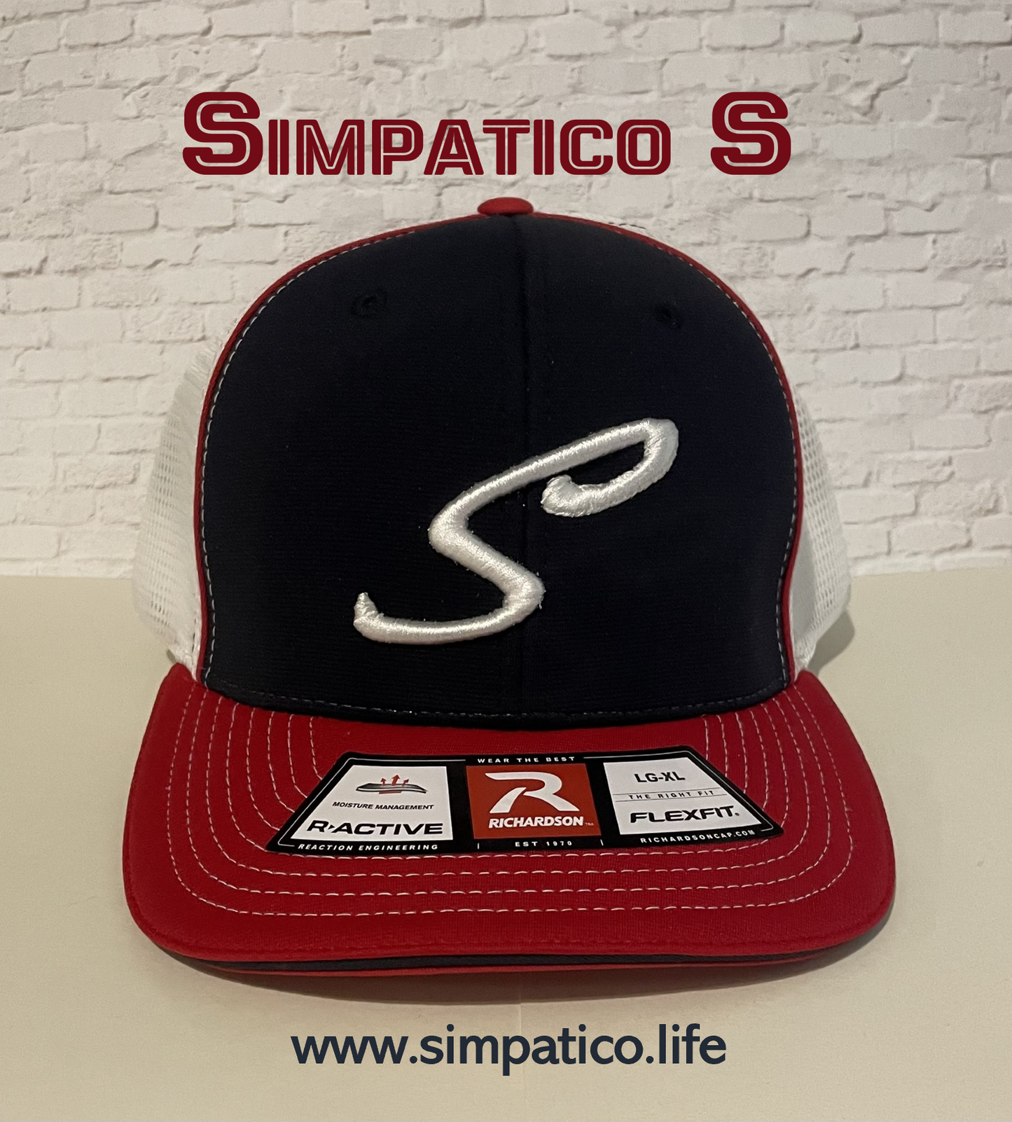 Simpatico S - Fitted Trucker Hat