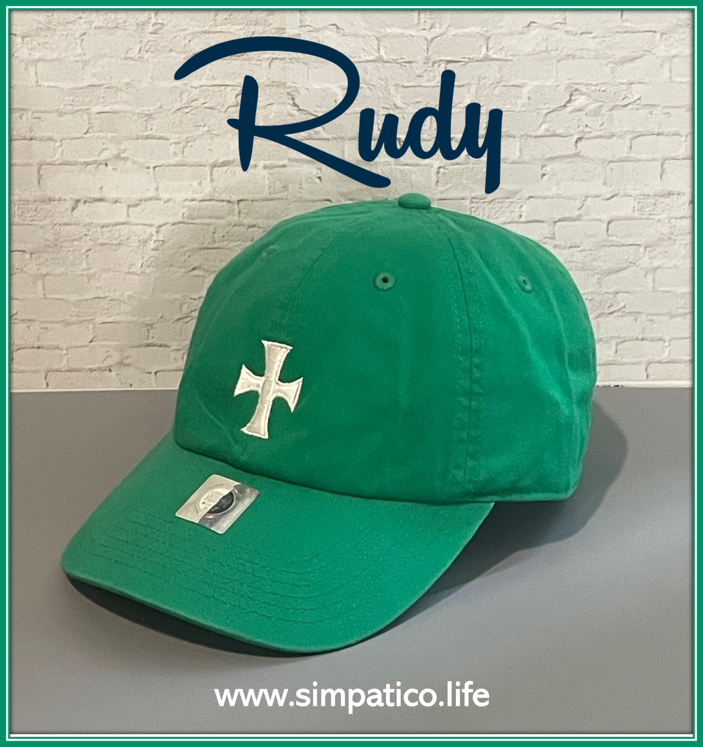 The Rudy - Unconstructed/Dad Hat Kelly Green