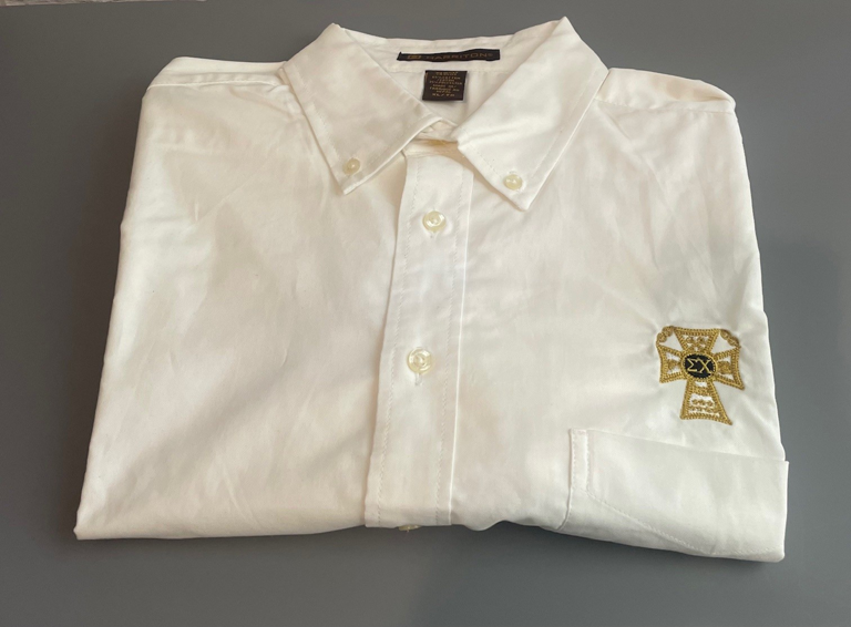 The Sigma Chi Badge Button Shirt