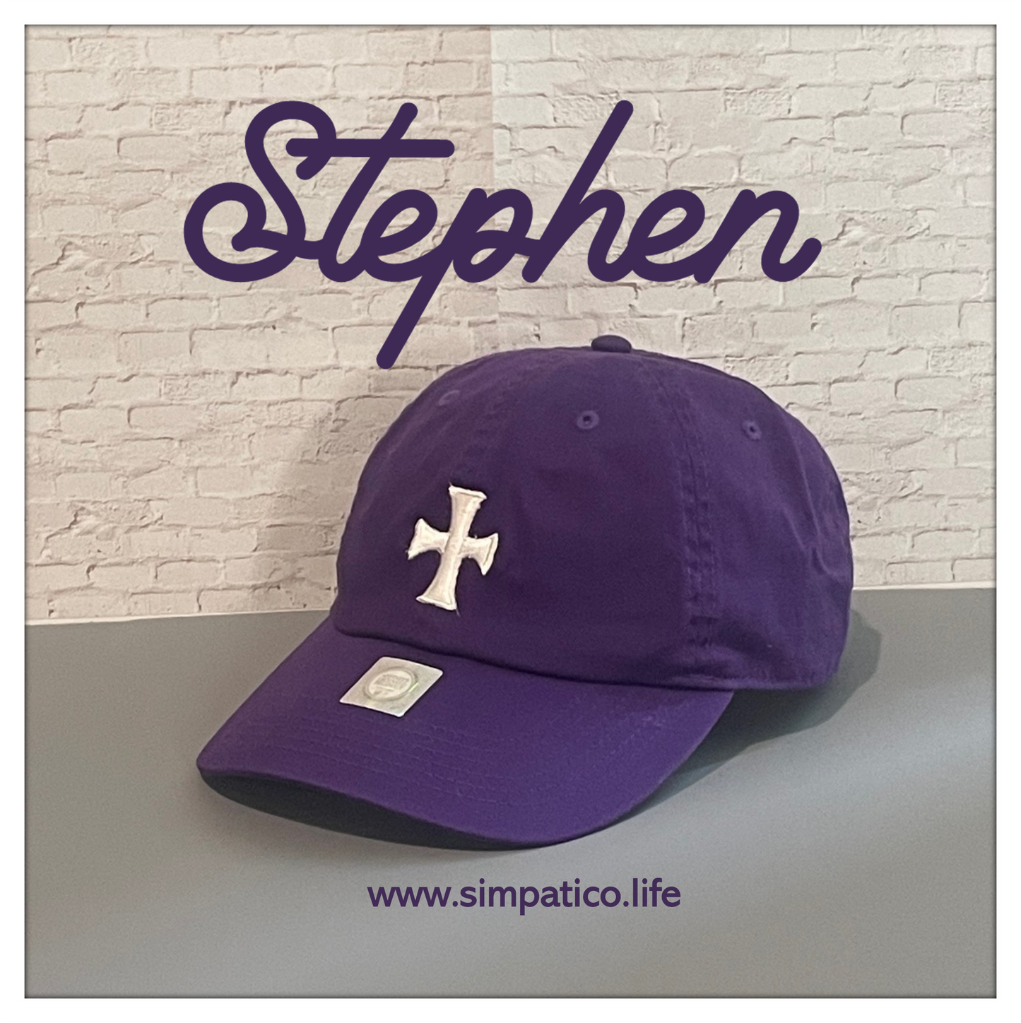 The Stephen - Unconstructed/Dad Hat Purple