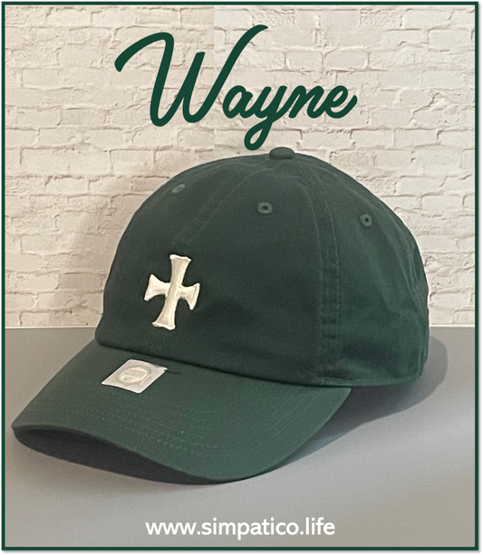 The Wayne - Unconstructed/Dad Hat Green