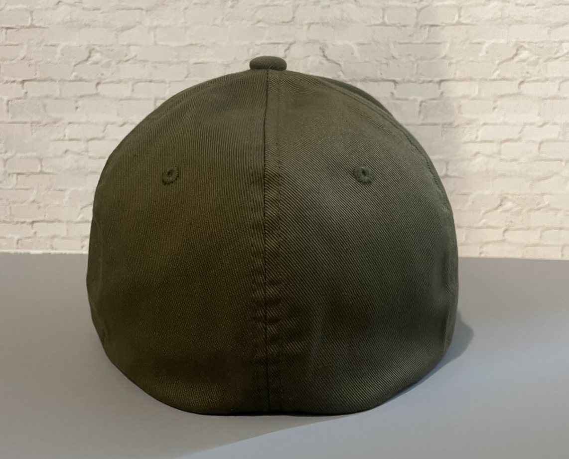 The Wild Bill - Fitted Flexfit Hat Olive