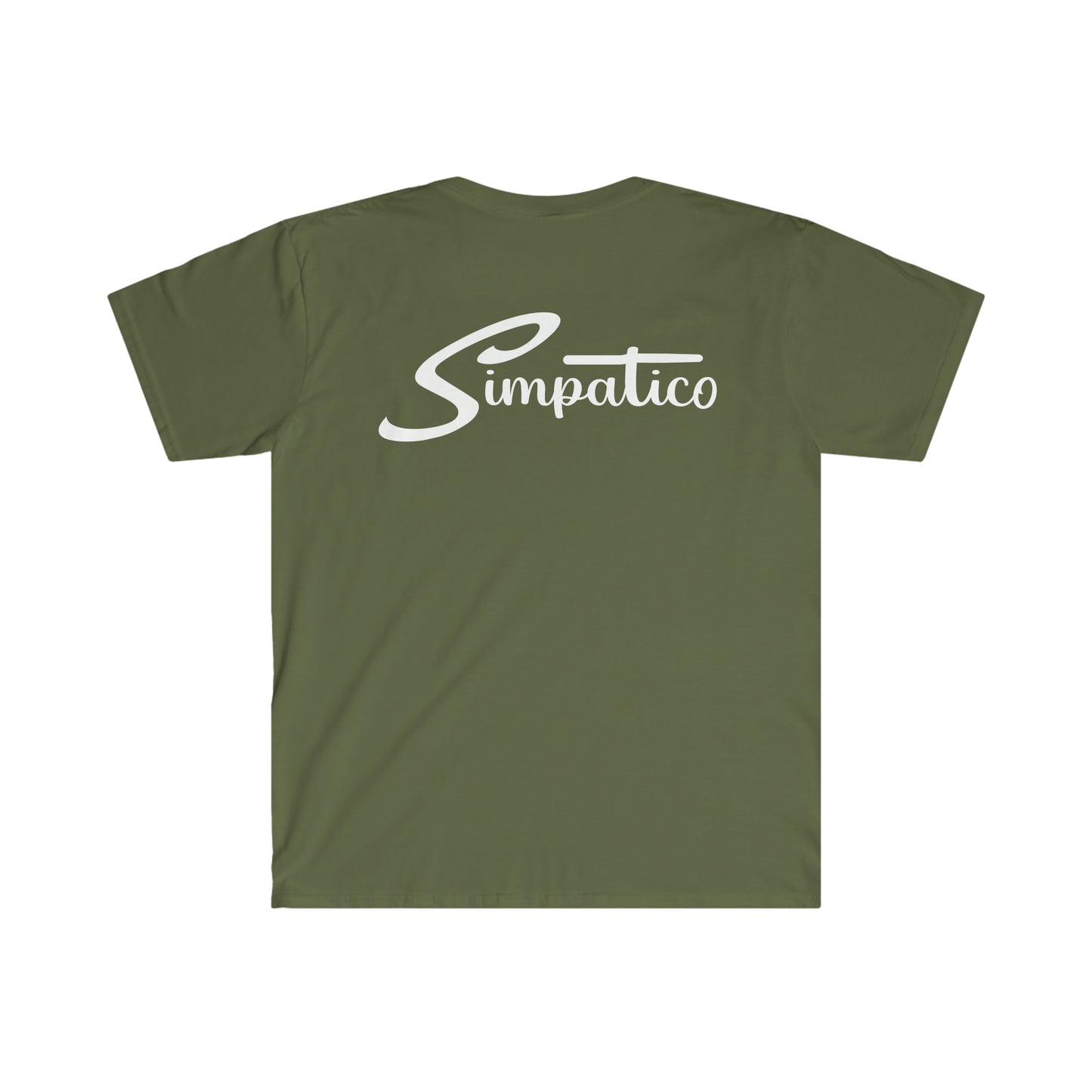 Simpatico White Letters T-Shirt