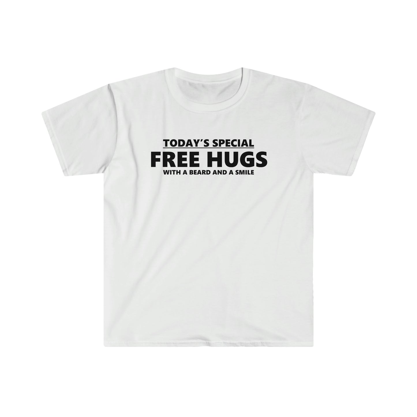 Free Hugs Beard and Smile  T-Shirt