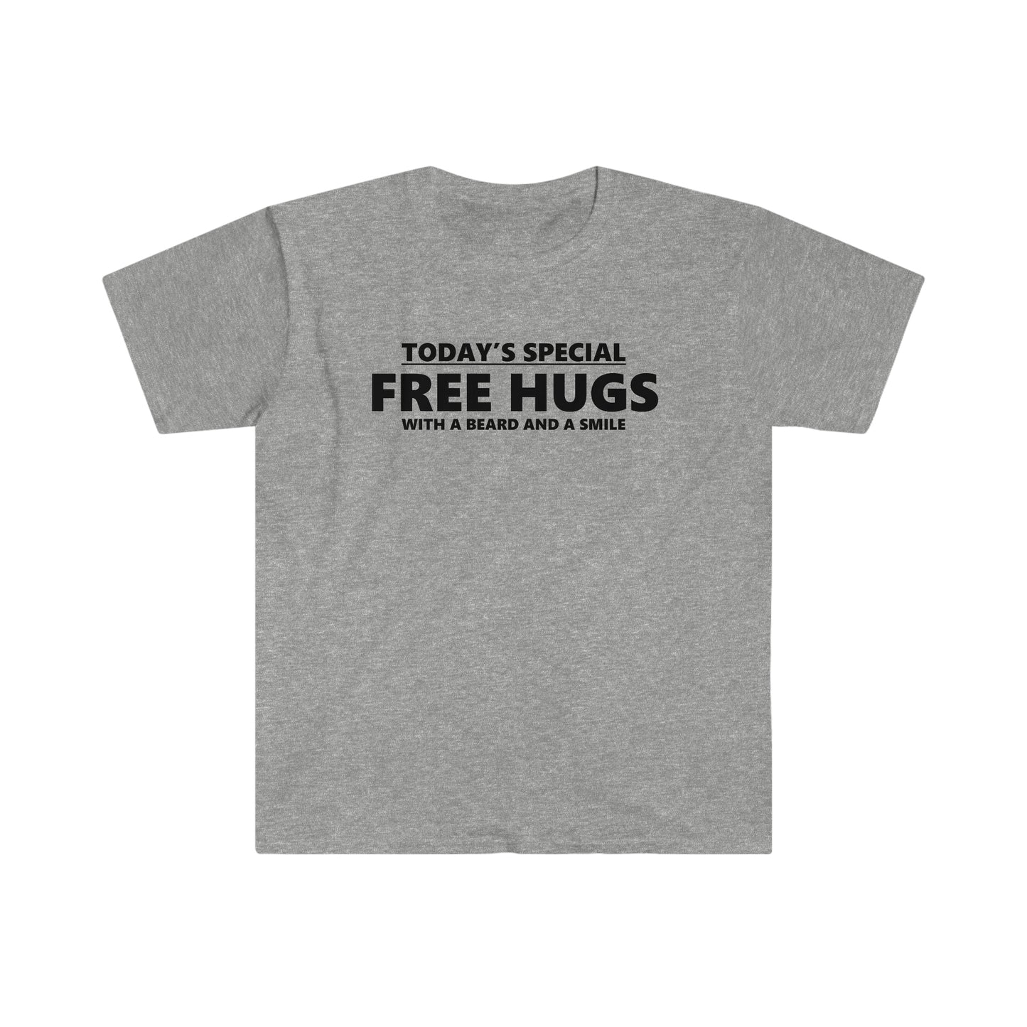 Free Hugs Beard and Smile  T-Shirt