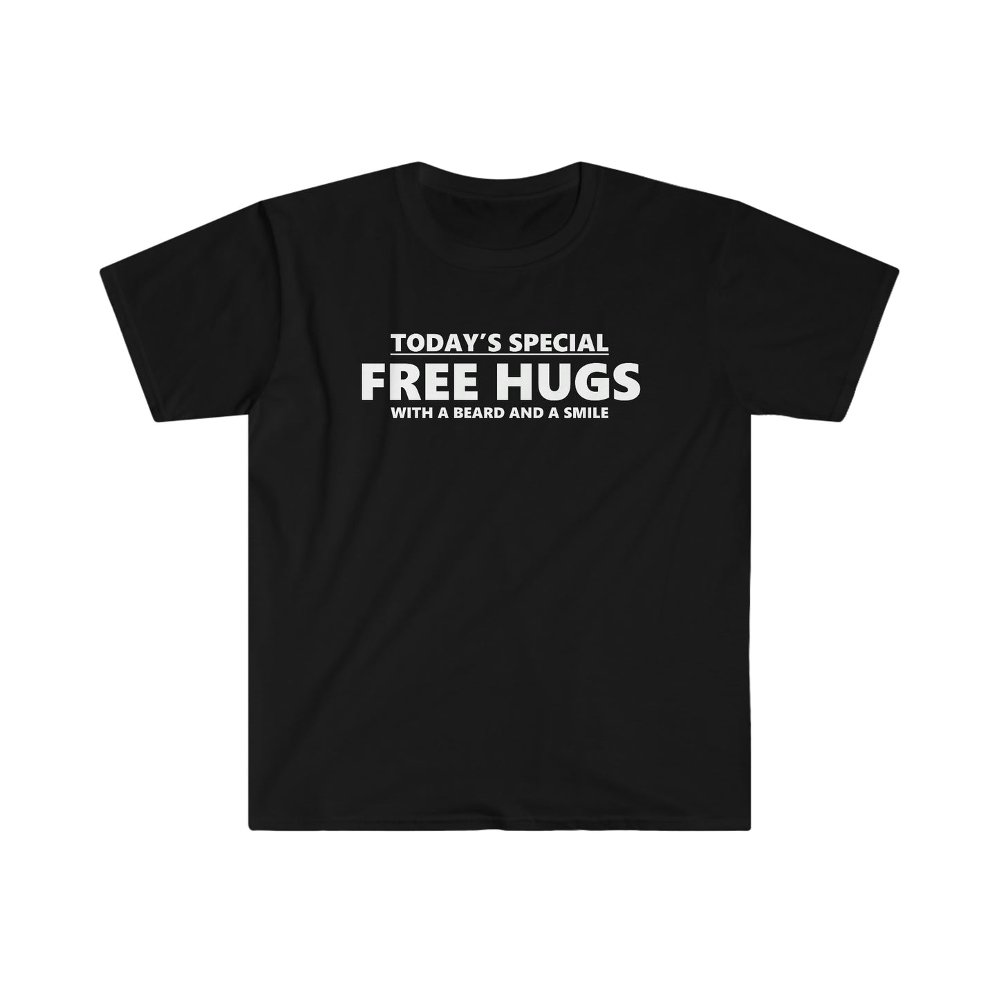 Free Hugs Beard and Smile  T-Shirt