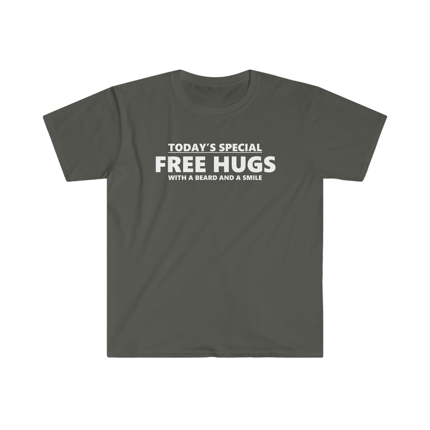 Free Hugs Beard and Smile  T-Shirt