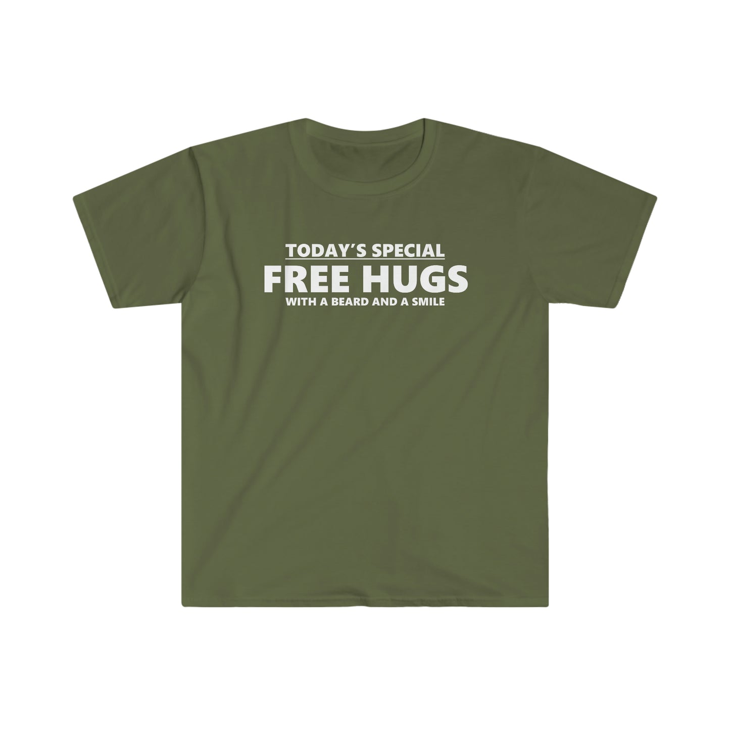 Free Hugs Beard and Smile  T-Shirt