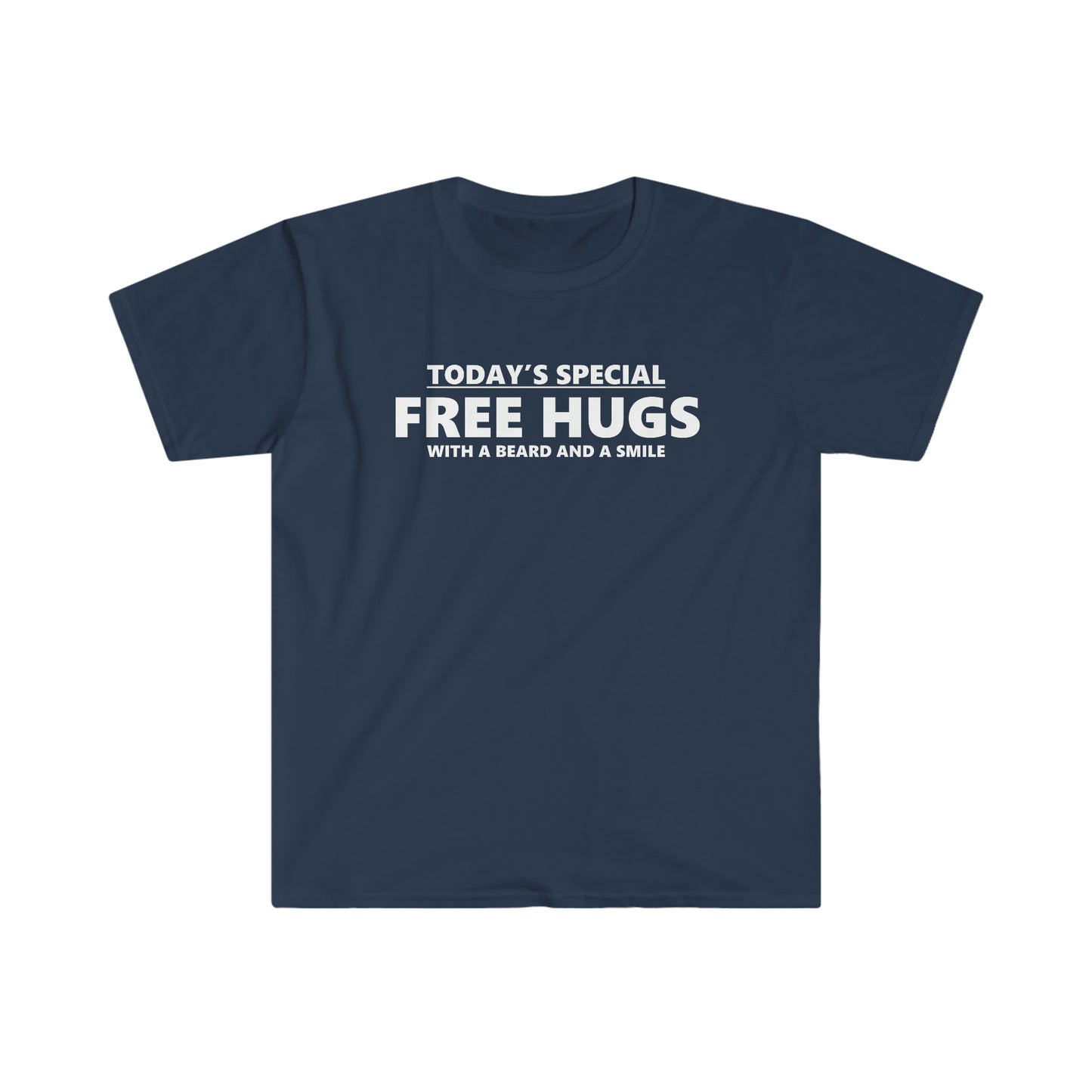 Free Hugs Beard and Smile  T-Shirt